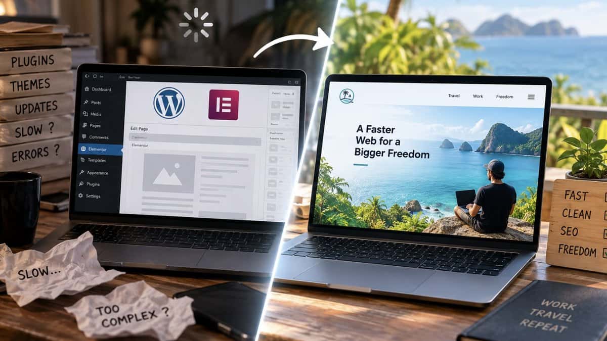 From WordPress/Elementor to a fast site in 2026: where to start