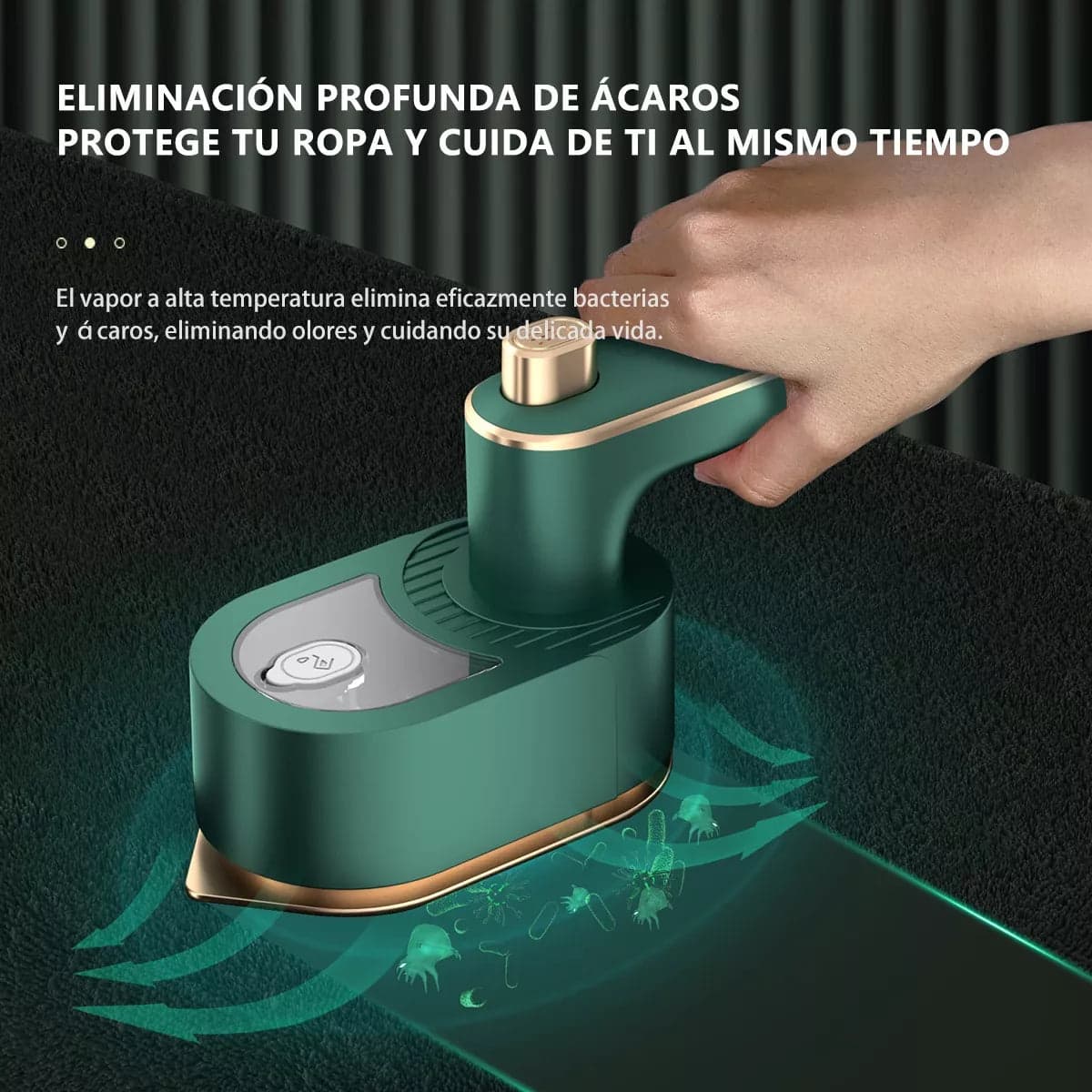 Plancha a vapor, cero arrugas en segundos