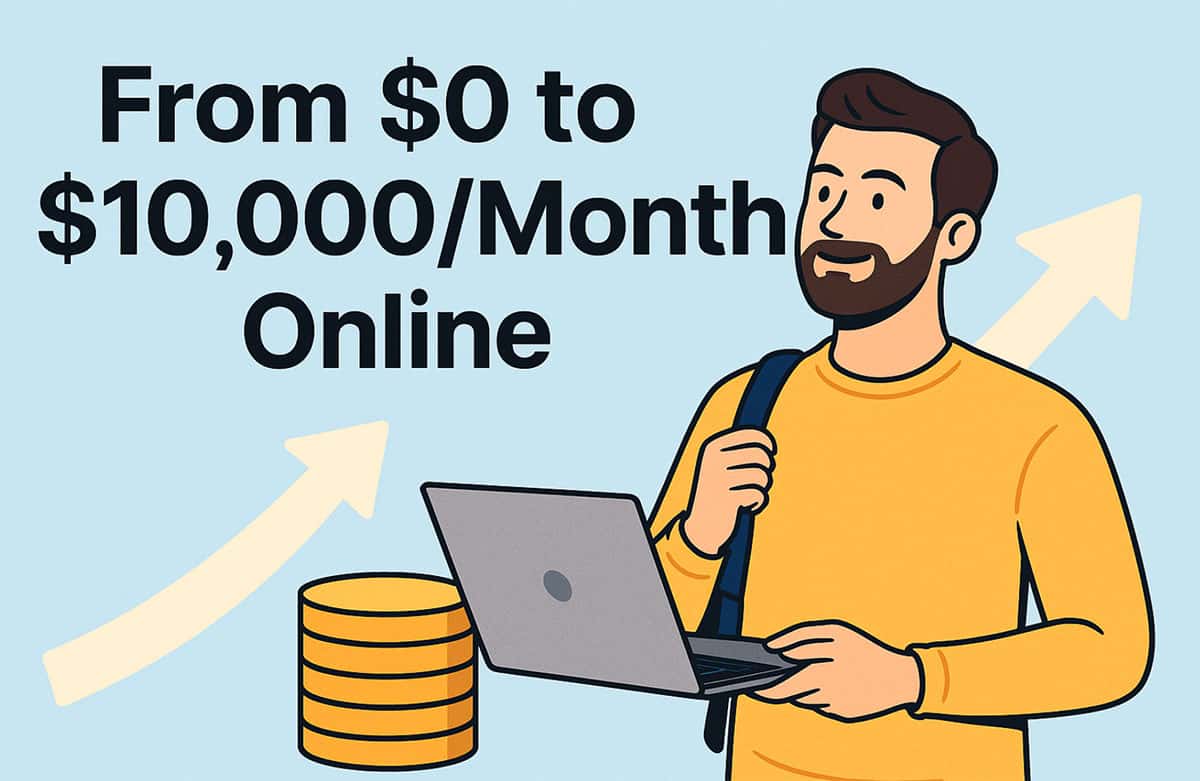 From $0 to $10,000/Month Online – The Proven Roadmap for 2025