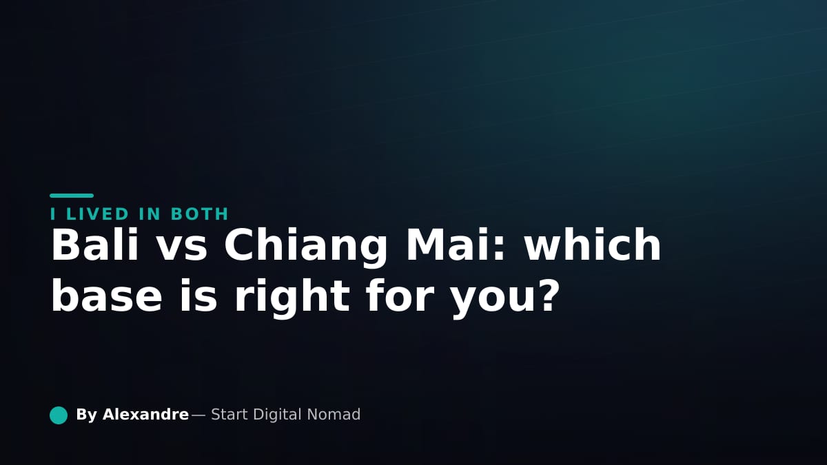 Bali vs Chiang Mai for Digital Nomads: I Lived in Both