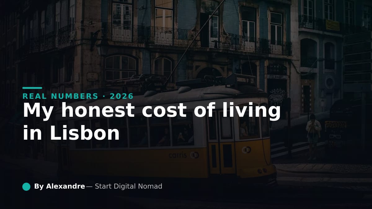 Cost of living for digital nomads in Lisbon 2026