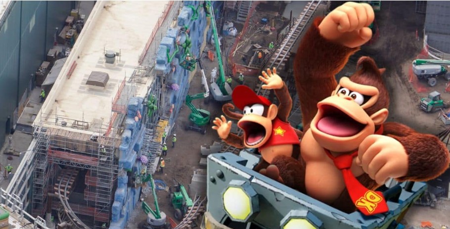 Donkey Kong Coaster at Super Nintendo World Will Let You "Jump" the Tracks—Here’s How