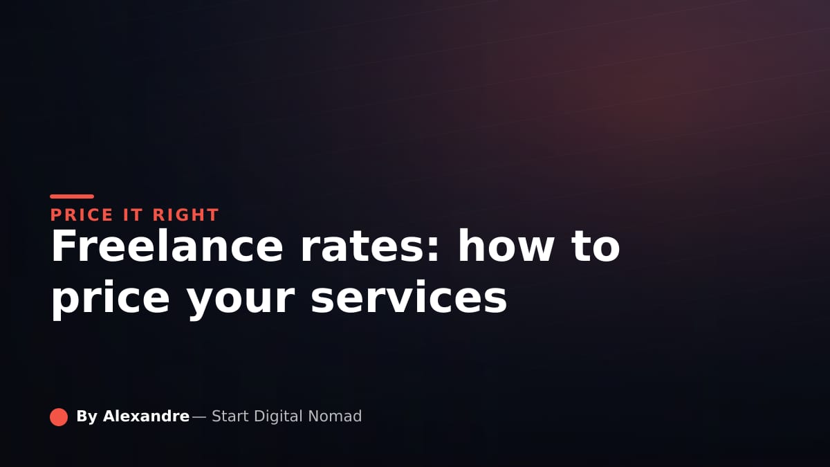 Freelance Rates Calculator: How to Price Your Services