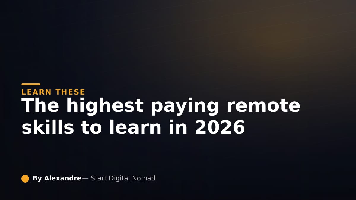 The Highest-Paying Remote Skills to Learn in 2026