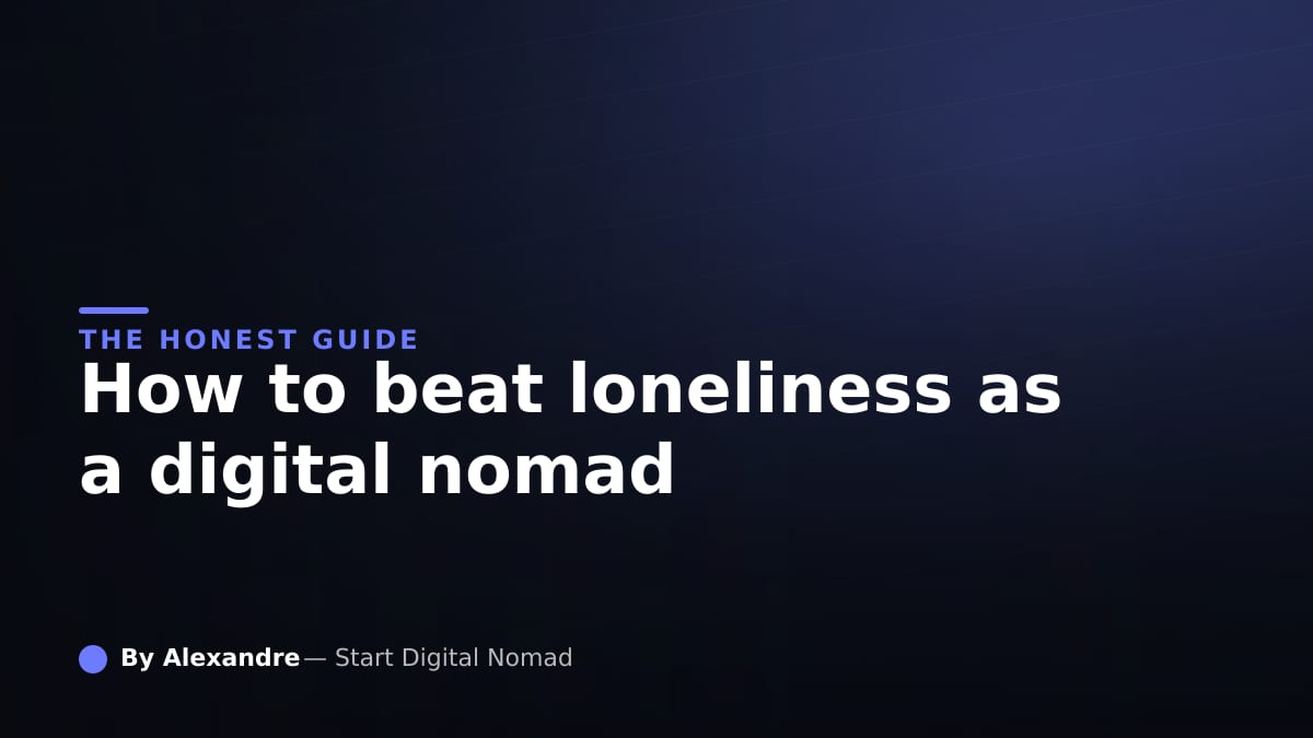 How to beat loneliness as a digital nomad