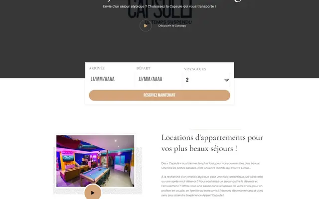 Appartcapsule project preview