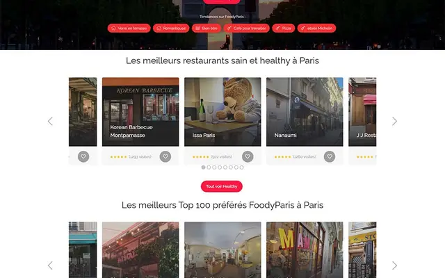 FoodyParis project preview