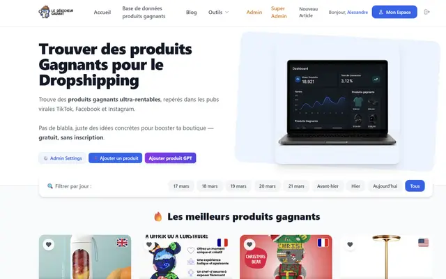 Le Denicheur Gagnant project preview