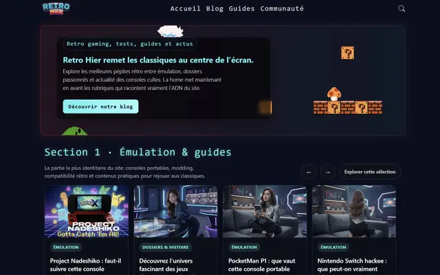 RetroHier project preview